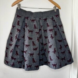 Anthropologie Orla Kiely Pleated Sweatshirt Skirt In Best Of Show Women’s Large